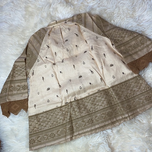 •SPELL• MUWALA Embroidered Blouse {almond} - Picture 6 of 10